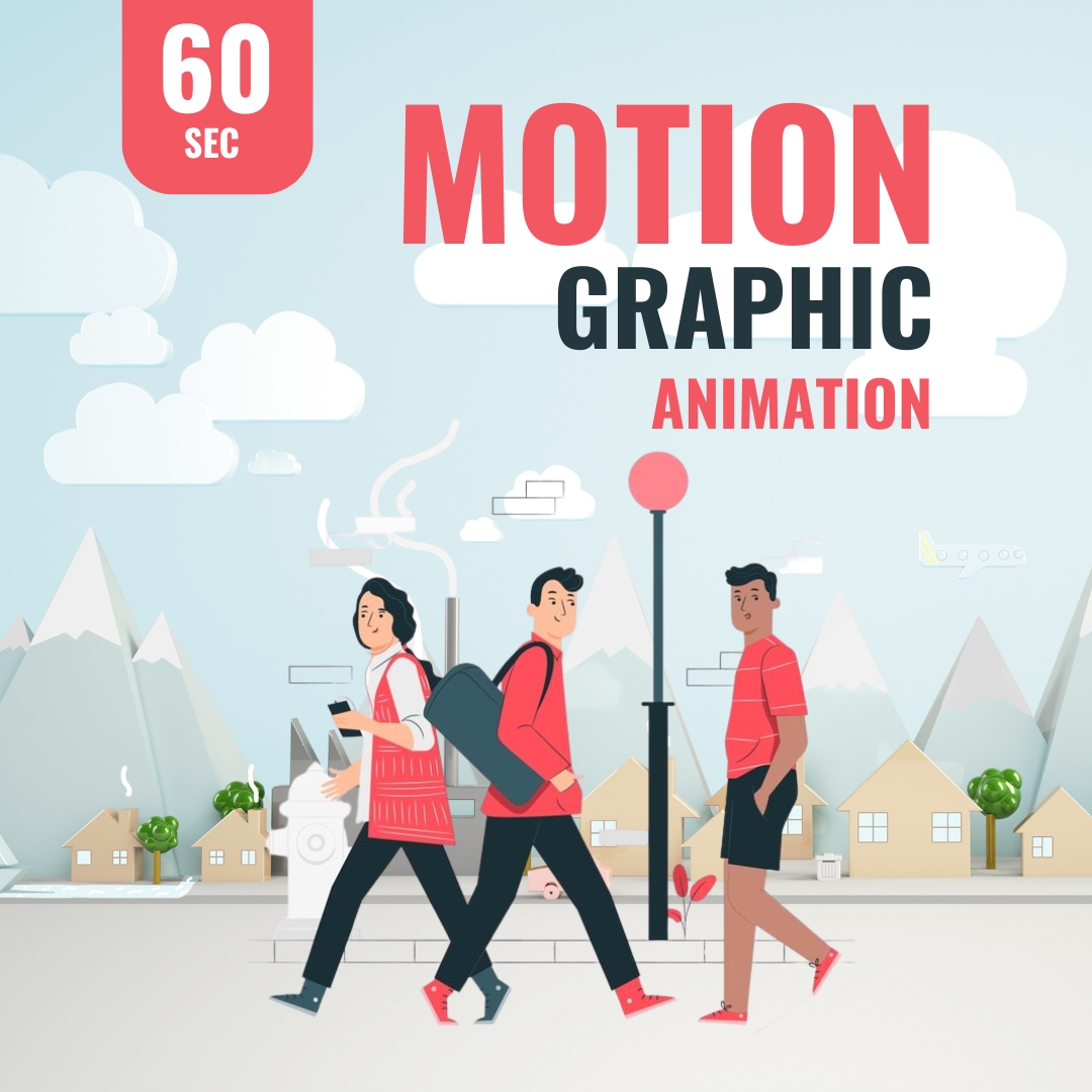 Motion Graphics Animation (60sec)