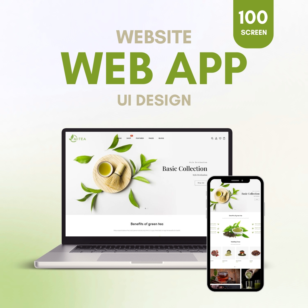 Web App UI Design (100 Screens)