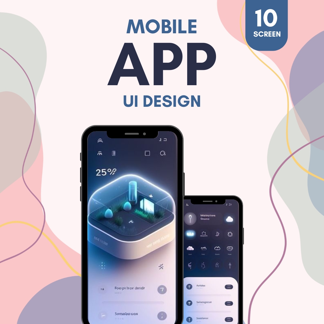 Mobile App UI Design (10 Screens)
