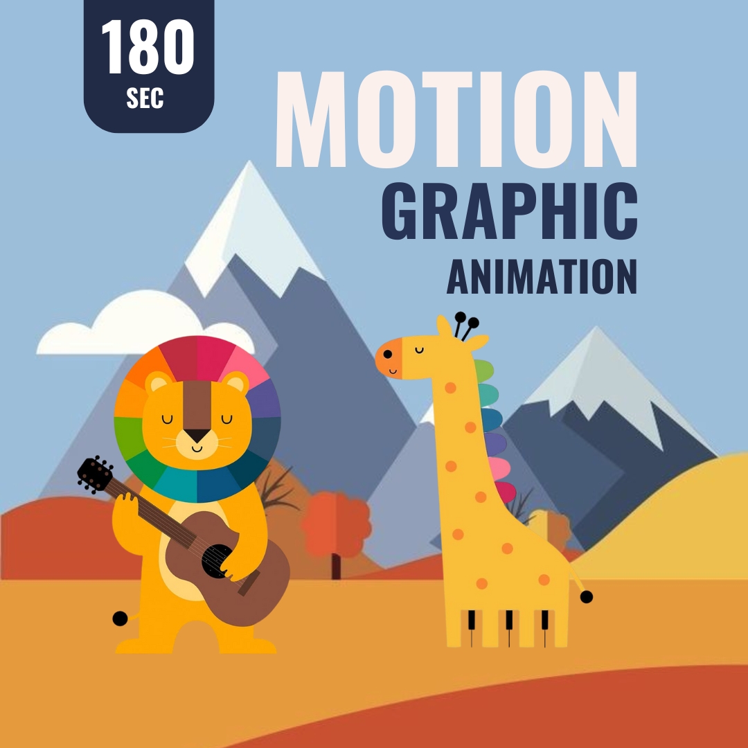 Motion Graphics Animation (180sec)