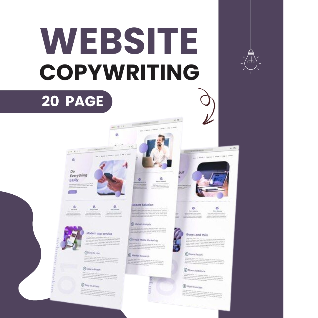 Website Copywriting (20 Pages)