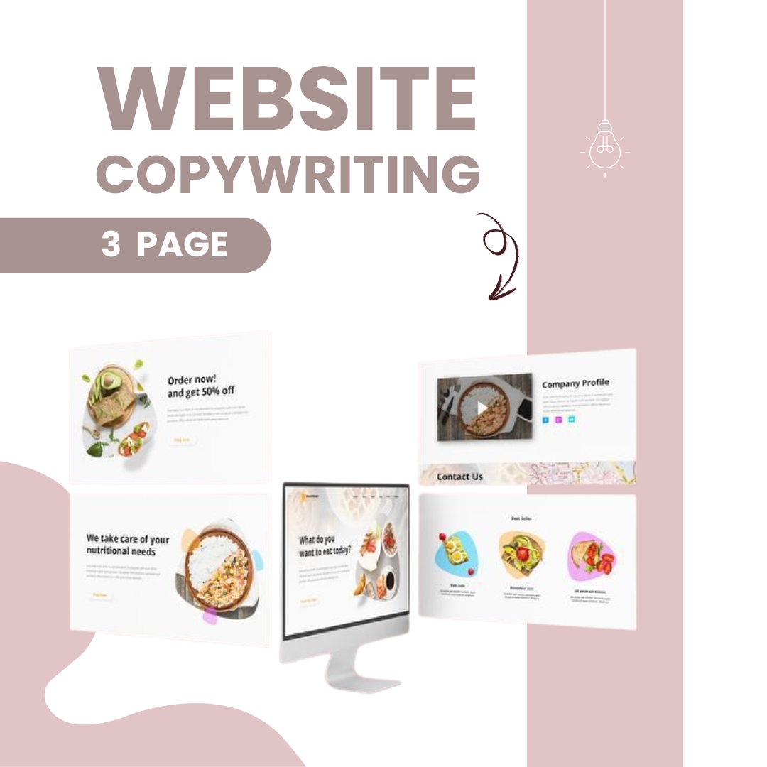 Website Copywriting (3 Pages)