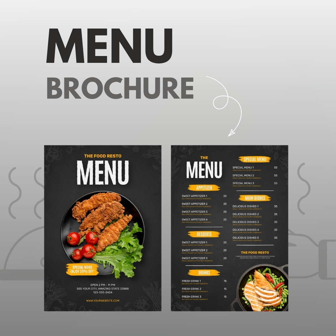 Menu Brochure